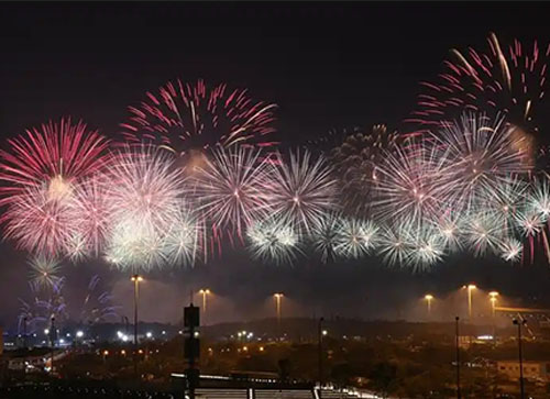 宾阳县焰火晚会